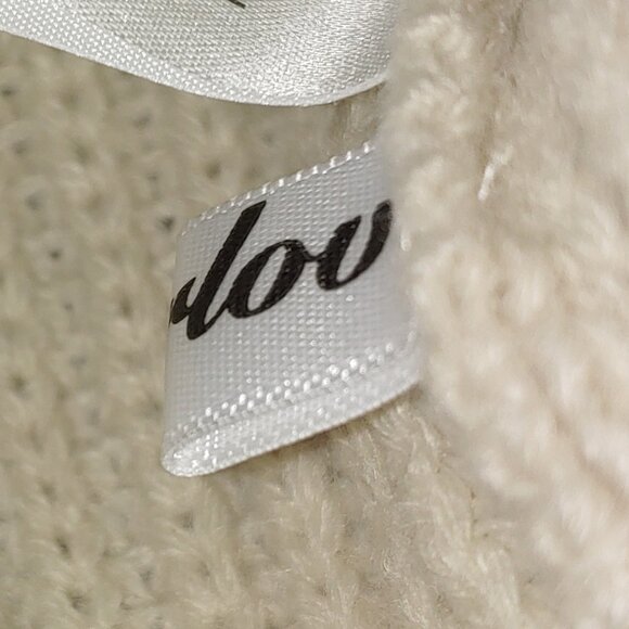 UGERLOV Merion Wool Blend Rib Knit Kimono Pullover Sweater Vest Oatmeal XXL - Picture 4 of 6